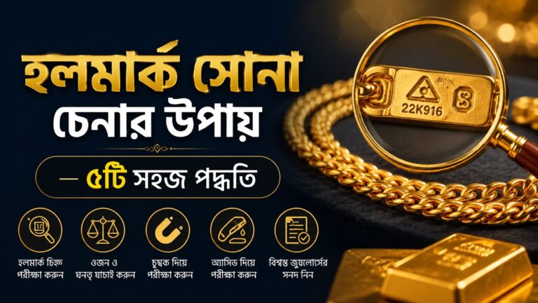 হলমার্ক সোনা চেনার উপায়